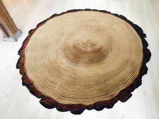 Woody Wood rug, YLdesign YLdesign Salon rural