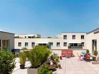 Mehrfamilienhäuser Sülzer Freu(n)de, Architekturbüro Klaus Zeller Architekturbüro Klaus Zeller Patios & Decks