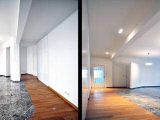 VCC Flat: ristrutturazione di un appartamento a Roma, Davide Marchetti Architetto Davide Marchetti Architetto Phòng ăn phong cách hiện đại