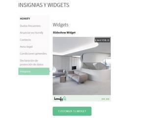 Añadir badges y widgets, Ayuda homify Ayuda homify