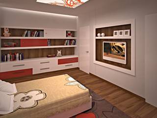 Интерьер детской комнаты, KARYADESIGN architecture studio KARYADESIGN architecture studio Nursery/kid’s room