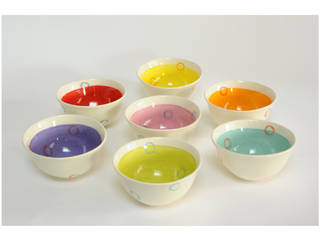 Art de la Table, bols, tasses tout en couleurs, LA CERAMIQUE DE FLO LA CERAMIQUE DE FLO 現代廚房設計點子、靈感&圖片