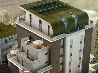 Ausblick Eilbek - Ein Passivhaus für höchste Ansprüche, dreidesign dreidesign Modern houses