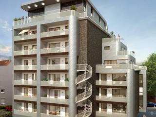 Ausblick Eilbek - Ein Passivhaus für höchste Ansprüche, dreidesign dreidesign Rumah Modern
