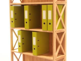 Stackable Bookcase, 5 Book Shelves, Finoak LTD Finoak LTD Spazi commerciali