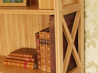 Stackable Bookcase, 5 Book Shelves, Finoak LTD Finoak LTD مكتب عمل أو دراسة