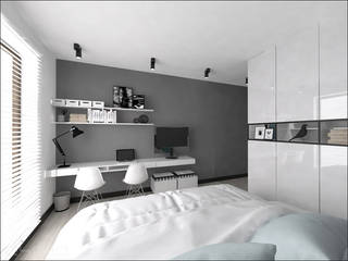 Brzeska, OHlala Wnętrza OHlala Wnętrza Minimalist bedroom