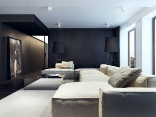 BB APARTAMENT, KUOO ARCHITECTS KUOO ARCHITECTS Living room