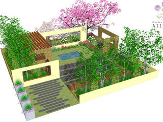 2014 경기정원문화 박람회 제안서, Garden Studio Allium Garden Studio Allium สวน