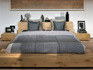 Oak Madra Bed bolighus design Dormitorios de estilo escandinavo Camas y cabeceros