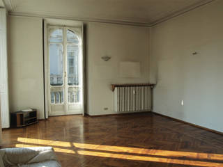 Home staging: appartamento nel centro di Torino, RE.DE.sign STUDIO RE.DE.sign STUDIO