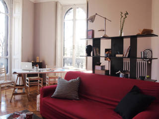 Home staging: appartamento nel centro di Torino, RE.DE.sign STUDIO RE.DE.sign STUDIO