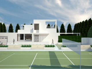 White Retreat, Neotecture Neotecture Minimalist house