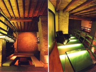 LOFT TRASTEVERE - ROMA, paolo del grande architetto paolo del grande architetto Modern living room