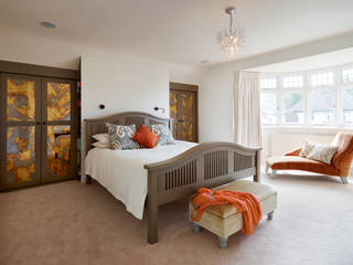 Hampton House - bedroom and dressing room, ZazuDesigns ZazuDesigns Chambre classique