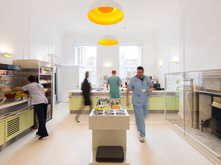 Staff Canteen, Sonnemann Toon Architects Sonnemann Toon Architects مساحات تجارية