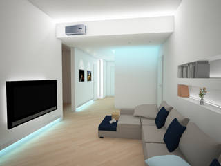 Appartamento privato - studi, Giordana Arcesilai Giordana Arcesilai ห้องนั่งเล่น