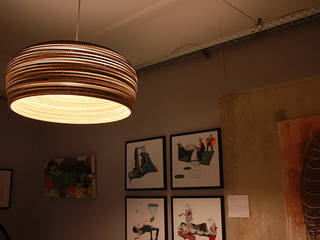 cardboard lampshades, Pierre Guibert Pierre Guibert Case moderne