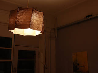 cardboard lampshades, Pierre Guibert Pierre Guibert Modern home