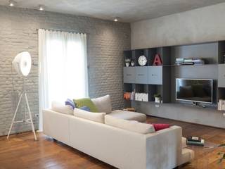 Appartamento - Milano 2012, Brizzi+Riefenstahl Studio Brizzi+Riefenstahl Studio ห้องนั่งเล่น