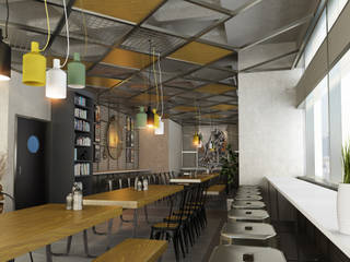 Cafe Project, BA DESIGN BA DESIGN 모던스타일 다이닝 룸