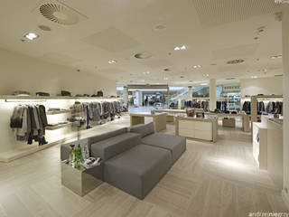 Interior design of a luxury women’s clothing shop, ANIEA ANIEA Commercial spaces