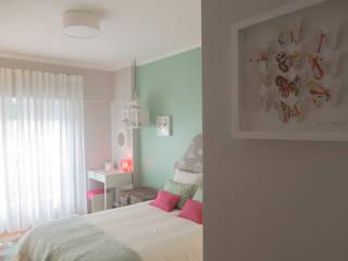 SS Bedroom - Sintra, MUDA Home Design MUDA Home Design Phòng ngủ phong cách đồng quê