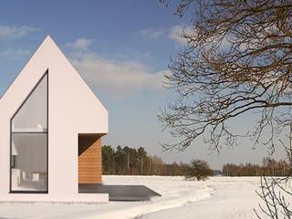 Projekt domu jednorodzinnego , OES architekci OES architekci บ้านและที่อยู่อาศัย