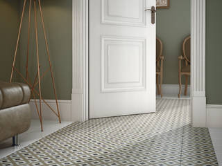 Caprice Deco, Equipe Ceramicas Equipe Ceramicas Eclectic style corridor, hallway & stairs