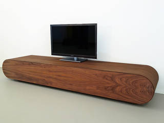 De pure elegantie van het TV meubel Pure, RKNL RKNL Ruang Keluarga Modern