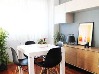 Decoración para Apartamento de Soltero [Madrid], itta estudio itta estudio Salas de jantar modernas