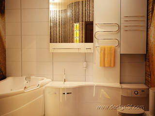 Украина, г. Днепропетровск, квартира 75 м2, студия Design3F студия Design3F Modern bathroom