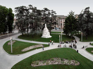 Riqualificazione Piazzale della Stazione di Cremona, Studio di Architettura Fabio Nonis Studio di Architettura Fabio Nonis Modern garden