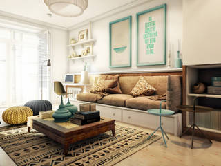 Ethnic style, DA-Design DA-Design Colonial style living room
