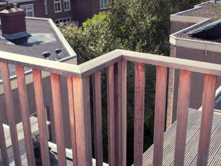 Dakterras.nl project Amsterdam Oud-Zuid, Dakterras.nl Dakterras.nl Klassischer Balkon, Veranda & Terrasse