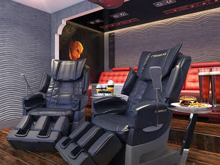 home Theater, Your royal design Your royal design Minimalist media room