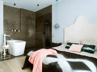 Ażur w Pastelach, Pracownia Projektowa Poco Design Pracownia Projektowa Poco Design Eclectic style bedroom