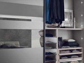 segmenta - Sliding glass door wardrobes, Lamco Design LTD Lamco Design LTD Cuartos de estilo moderno