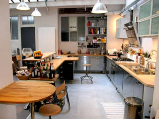 Loft Paris, Cabinet Dario Cabinet Dario Industrial style kitchen