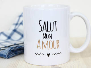 MUG - Salut Mon Amour, So MUG So MUG ミニマルデザインの キッチン