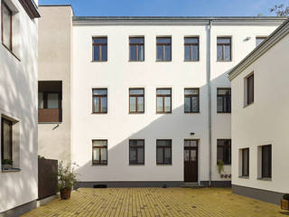 Wohn-Ensemble Hähnelstraße, quartier vier Architekten Landschaftsarchitekten quartier vier Architekten Landschaftsarchitekten Casas minimalistas