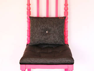 chaises et fauteuils vintages, Coloris Coloris Salones de estilo ecléctico