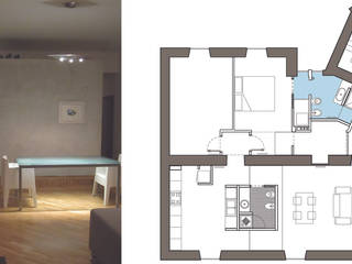 casa R, 2bn architetti associati 2bn architetti associati Modern living room