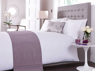 Charlotte Thomas "Antonia" Jacquard Collection in Light Purple, We Love Linen We Love Linen Quartos clássicos