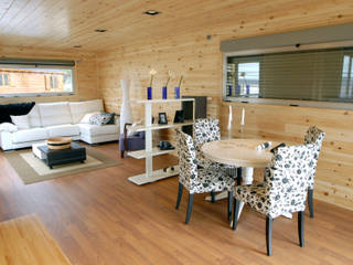 Casas Natura Salas de jantar modernas