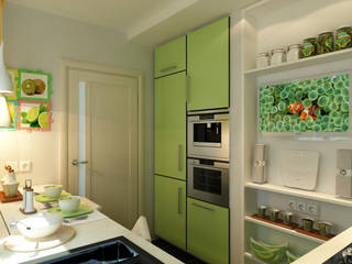 Kitchen for students Sister 2, Your royal design Your royal design Minimalist kitchen
