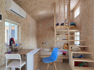 부여 작은집 / Buyeo Small House, lokaldesign lokaldesign Rustikaler Flur, Diele & Treppenhaus