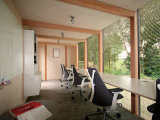 An Amazing Office Design for a Type Design Company , 3rdspace 3rdspace Modern Study Room and Home Office