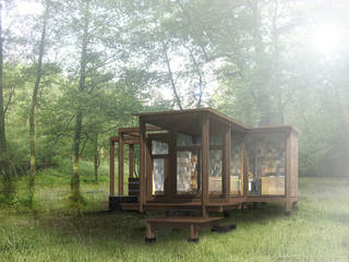 Lesnianski Wooden Pavilion, SHSH Architecture + Scenography SHSH Architecture + Scenography Modern houses