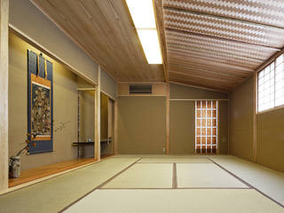 萬福寺客殿・庫裏, 矩須雅建築研究所 矩須雅建築研究所 Paredes e pisos ecléticos